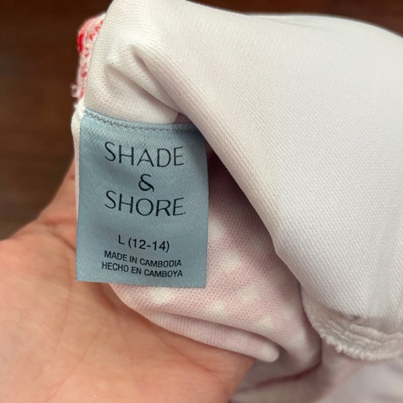 Shade & Shore Red gingham one piece - Picture 2 of 4